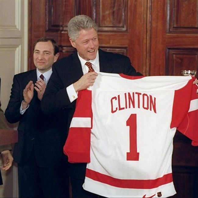 Президенты США и хоккей