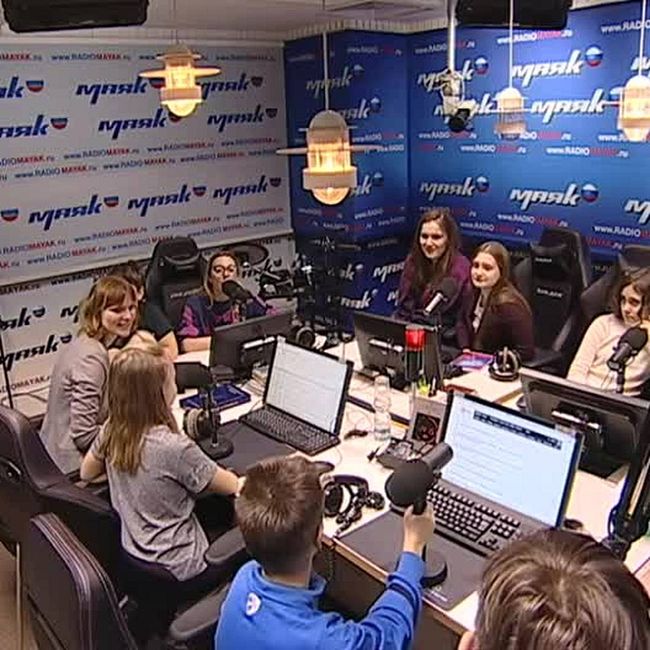 Юные радиожурналисты в эфире радиостанции «Маяк»