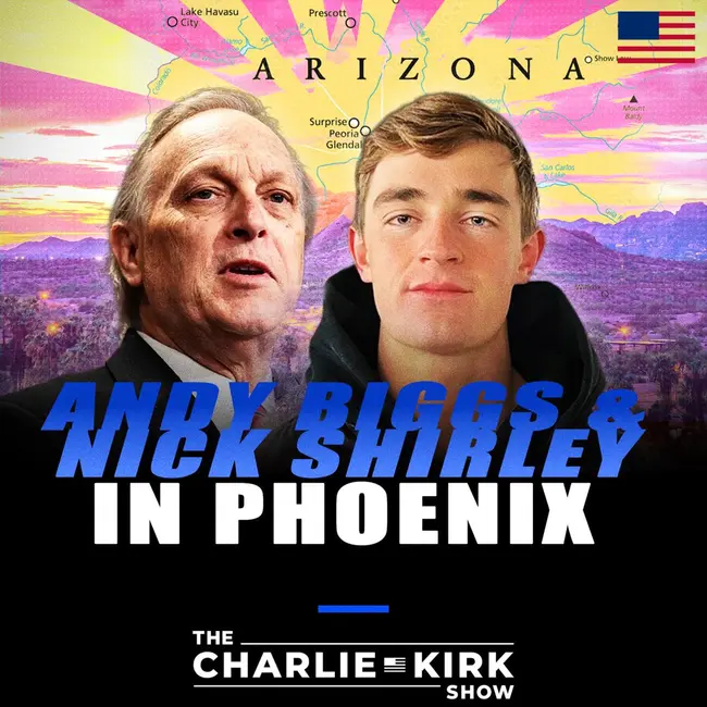 Andy Biggs and Nick Shirley in Phoenix