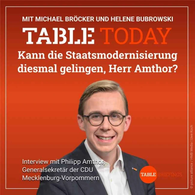Kann die Staatsmodernisierung diesmal gelingen, Herr Amthor?