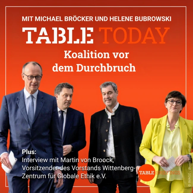 Koalition vor dem Durchbruch
