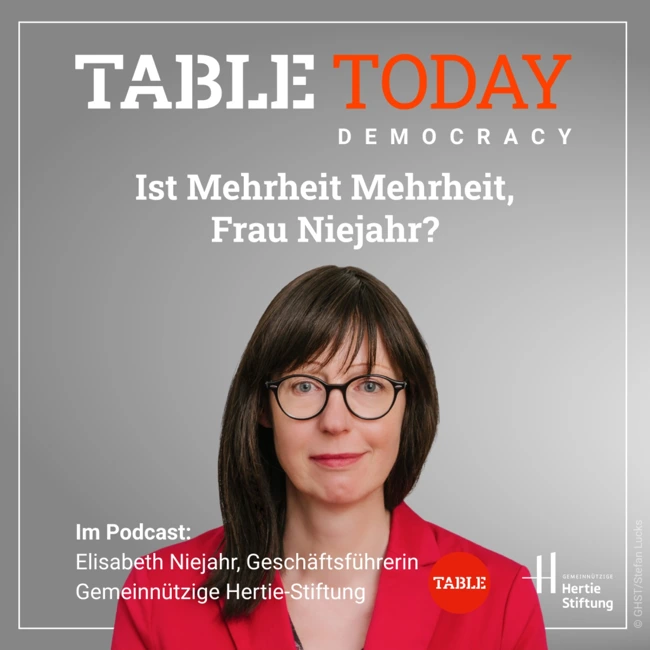 Ist Mehrheit Mehrheit, Frau Niejahr?