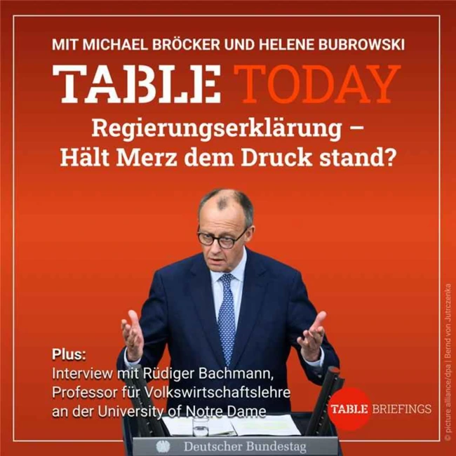 Regierungserklärung - Hält Merz dem Druck stand?