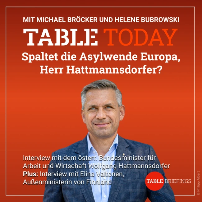 Spaltet die Asylwende Europa, Herr Hattmannsdorfer?