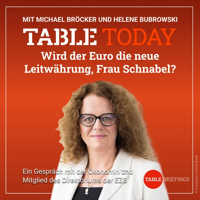 Wird der Euro die neue Leitwährung, Frau Schnabel?