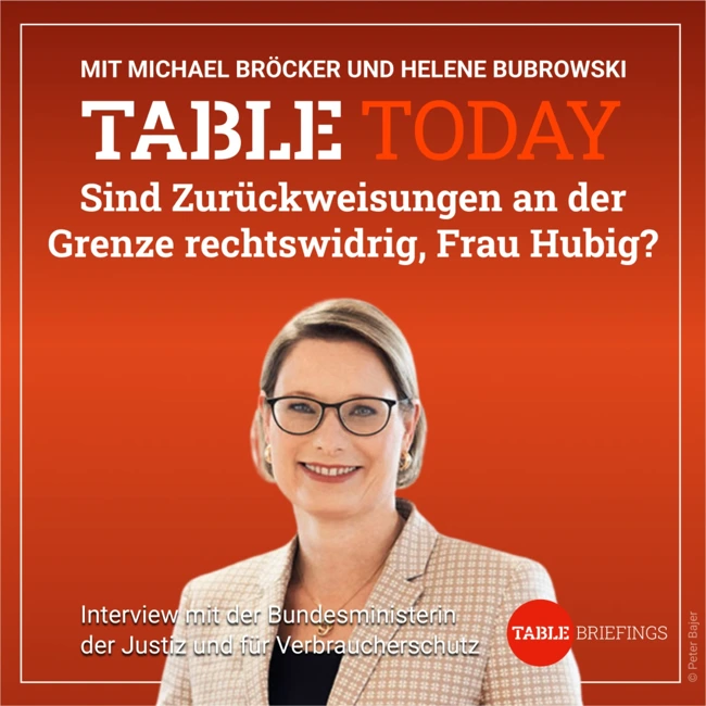 Sind Zurückweisungen an der Grenze rechtswidrig, Frau Hubig?