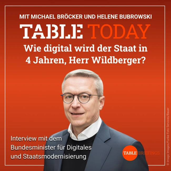 Wie digital wird der Staat in 4 Jahren, Herr Wildberger?