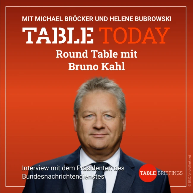 Round Table mit Bruno Kahl