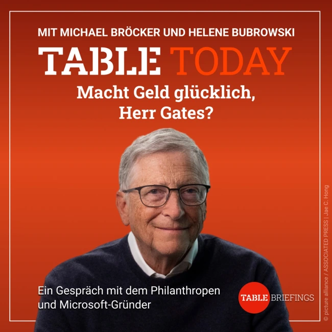 Macht Geld glücklich, Herr Gates?