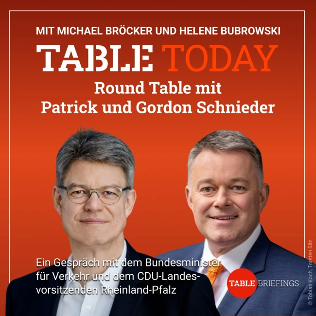 Round Table mit Patrick und Gordon Schnieder