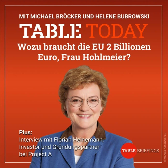 Wozu braucht die EU 2 Billionen Euro, Frau Hohlmeier?
