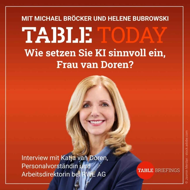 Wie setzen Sie KI sinnvoll ein, Frau van Doren?