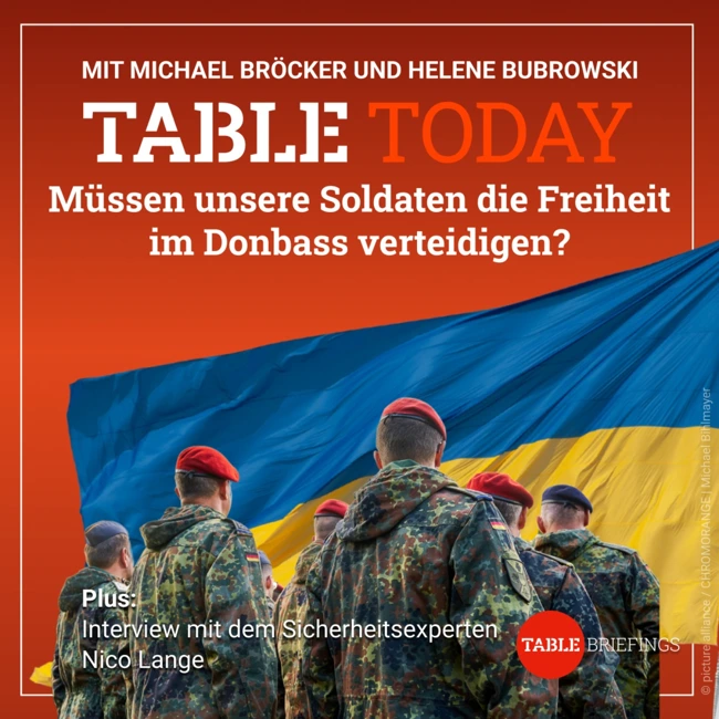 Müssen unsere Soldaten die Freiheit im Donbass verteidigen?