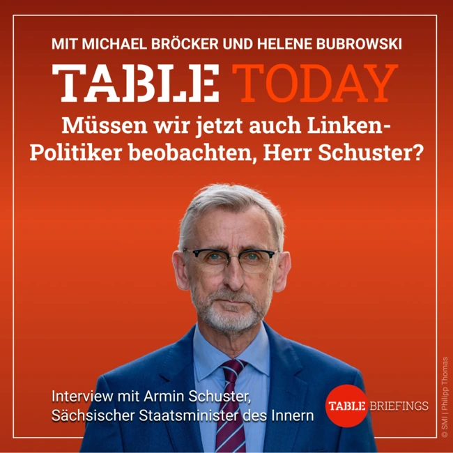 Müssen wir jetzt auch Linken-Politiker beobachten, Herr Schuster?