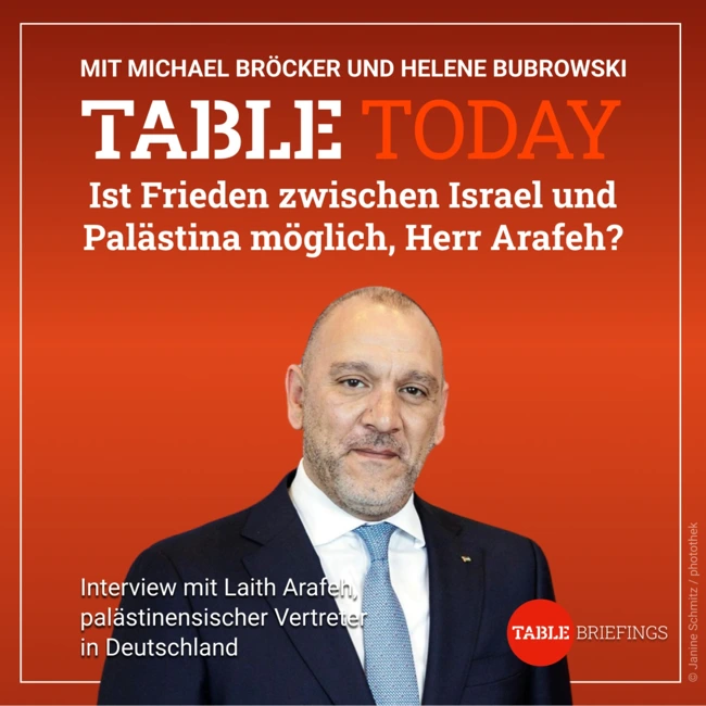 Ist Frieden zwischen Israel und Palästina möglich, Herr Arafeh?