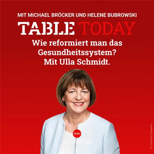 Wie reformiert man das Gesundheitssystem? Mit Ulla Schmidt.