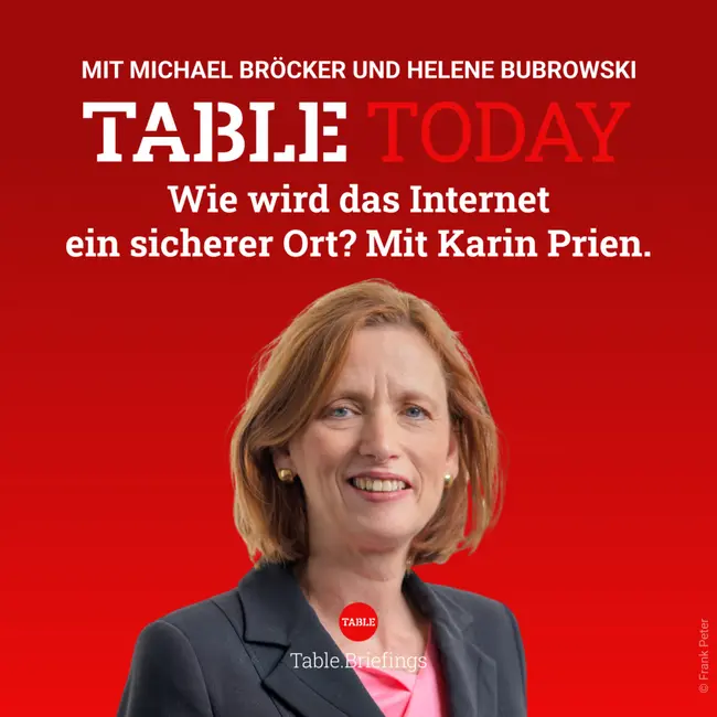 Wie wird das Internet ein sicherer Ort? Mit Karin Prien.