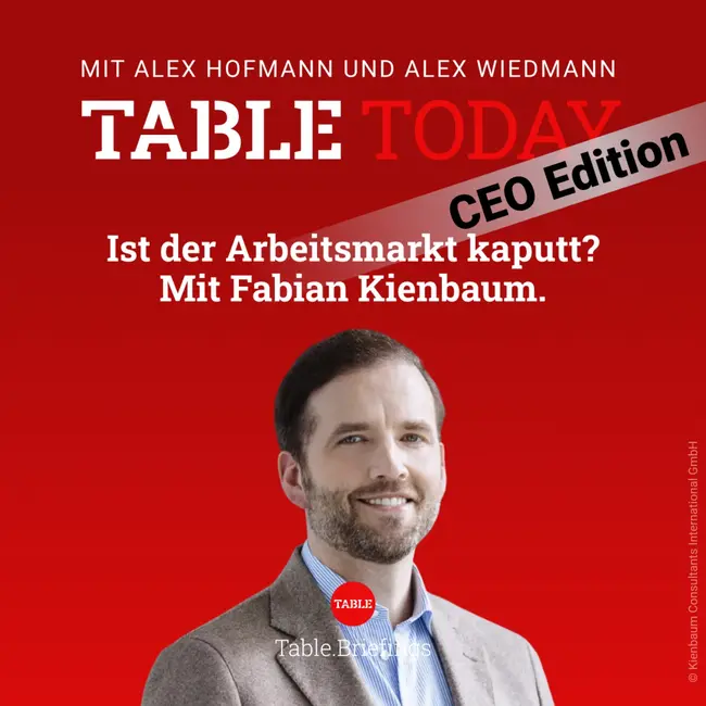 Ist der Arbeitsmarkt kaputt? Mit Fabian Kienbaum.