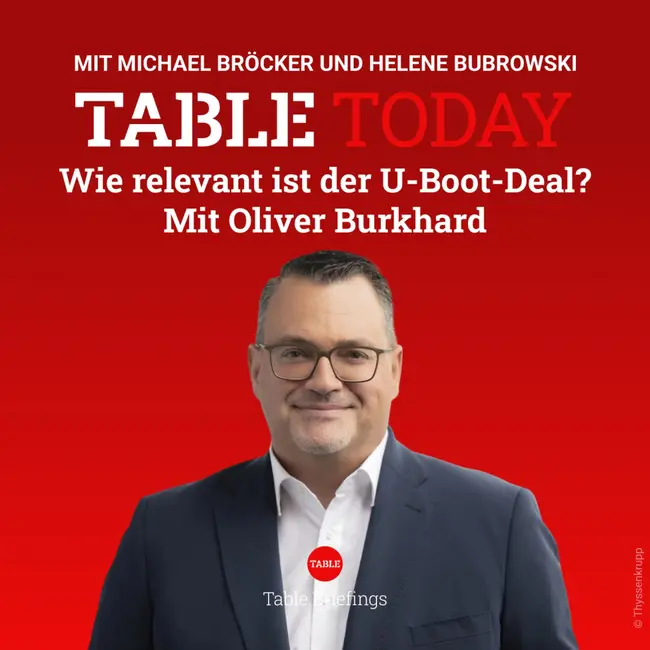 Wie relevant ist der U-Boot-Deal? Mit Oliver Burkhard
