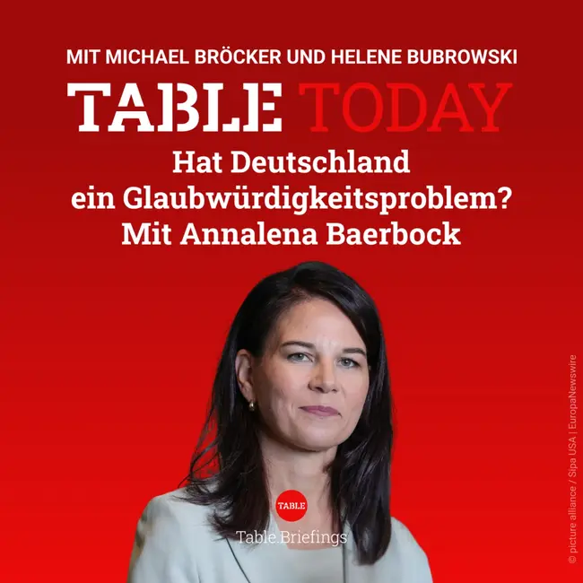 Hat Deutschland ein Glaubwürdigkeitsproblem? Mit Annalena Baerbock