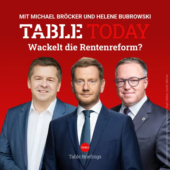 Wackelt die Rentenreform?