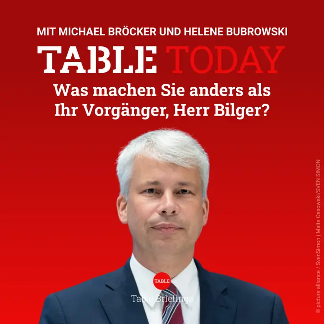 Was machen Sie anders als Ihr Vorgänger, Herr Bilger?