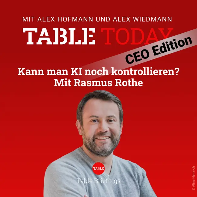 Kann man KI noch kontrollieren? Mit Rasmus Rothe