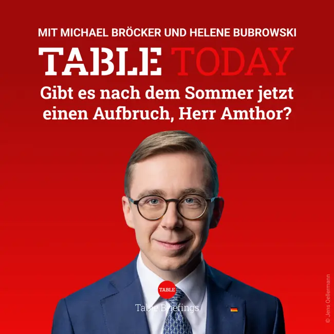 Gibt es nach dem Sommer jetzt einen Aufbruch, Herr Amthor?