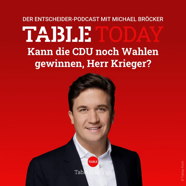 Kann die CDU noch Wahlen gewinnen, Herr Krieger?