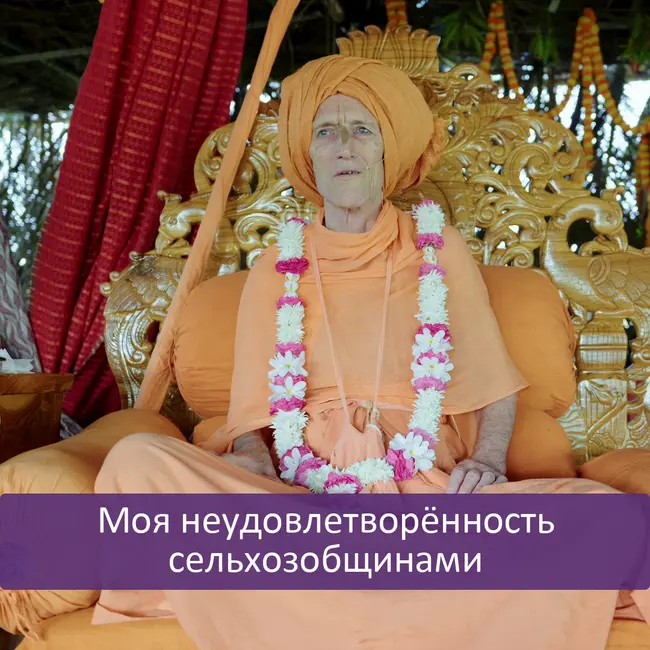 Моя неудовлетворённость сельхозобщинами