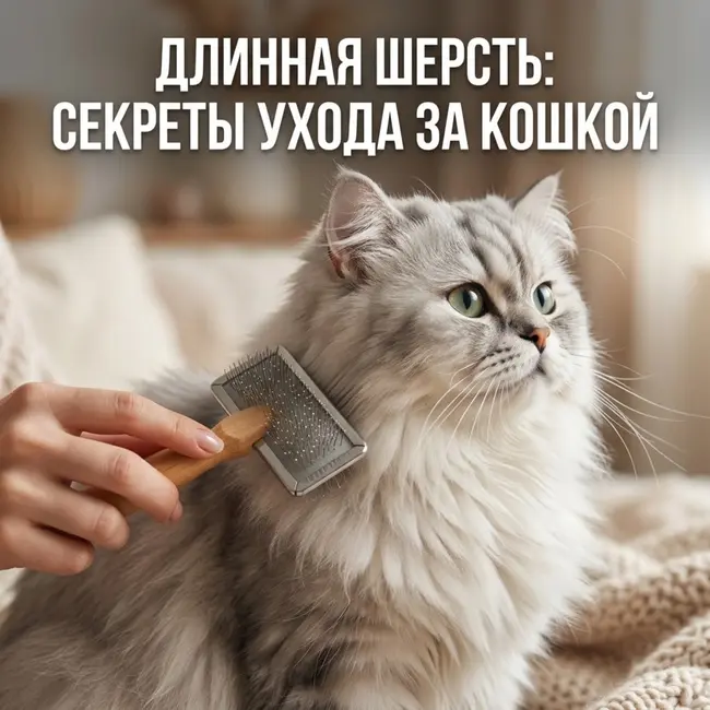 Уход за длинношерстной кошкой: как правильно вычесывать, купать и ухаживать за шерстью