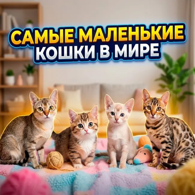 Самые маленькие кошки в мире