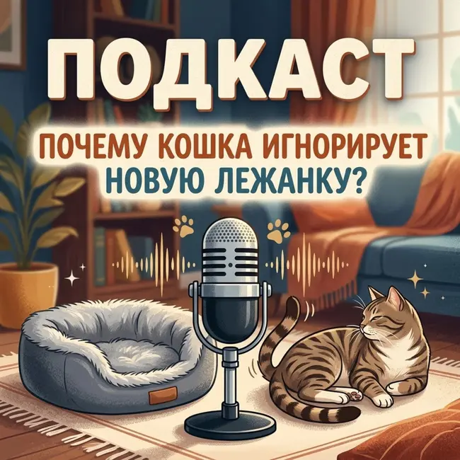 Почему кошка игнорирует новую лежанку?