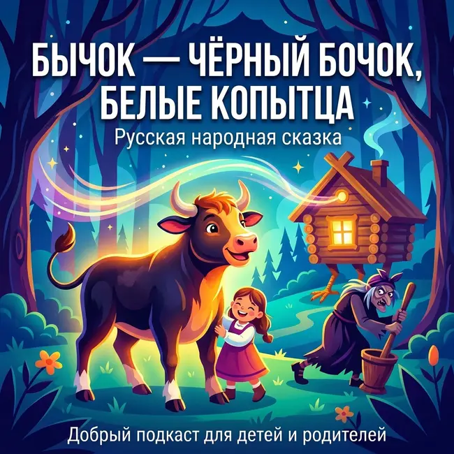 Бычок — чёрный бочок, белые копытца