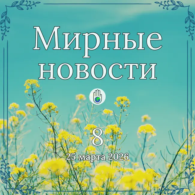 Хлеб против войны, разминирование будущего и «Живые библиотеки» в фавелах / Мирные новости — 25 марта 2026