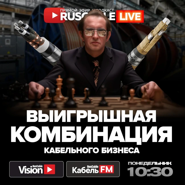 RusCable Live — Выигрышная комбинация кабельщика. СПЭ vs БПИ, химия, дилеры и прямые продажи, ГОСТ и ТУ. Эфир 26.05.25