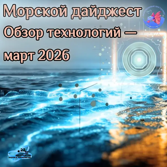 Морской дайджест. Обзор технологий - март 2026.