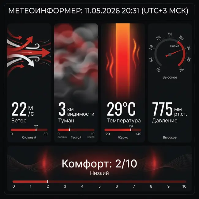 ...и прогноз погоды: 11.05.2026