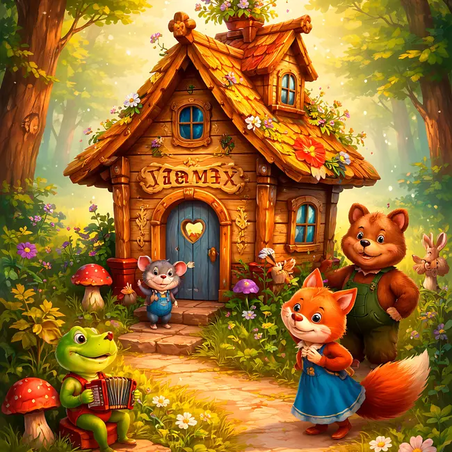 Добрая детская сказка "Теремок". Слушайте на нашем подкасте