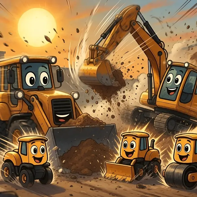 🚜 «Строить дорогу вместе всегда интересней»: новая сказка от участницы конкурса Юлианы Б. 🎧✨