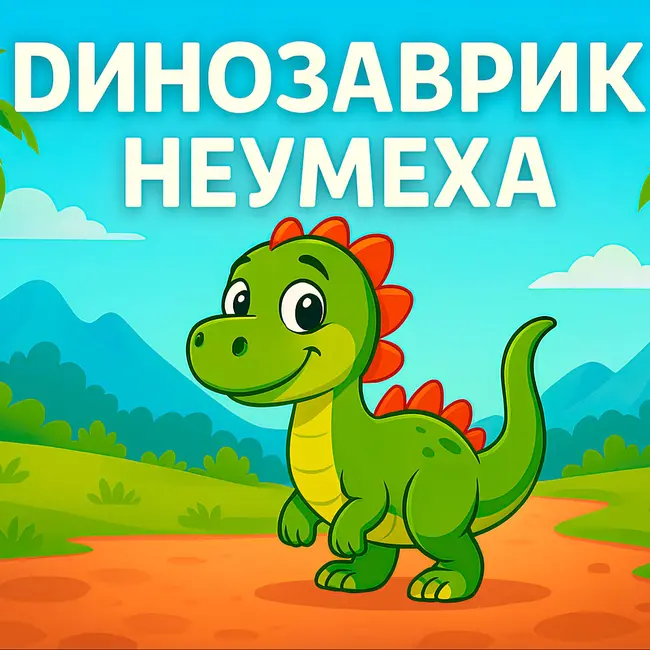 Динозаврик Неумеха — трогательная аудиосказка о смелости и взрослении для детей