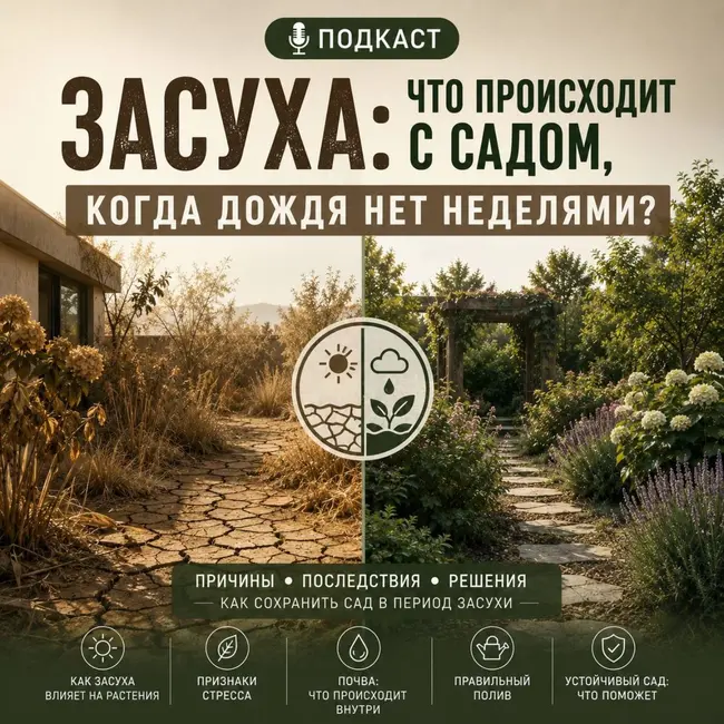 Засуха: что происходит с садом, когда дождя нет неделями?