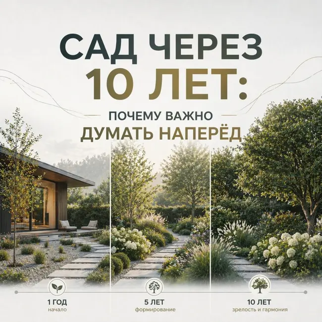 Сад через 10 лет: почему важно думать наперёд