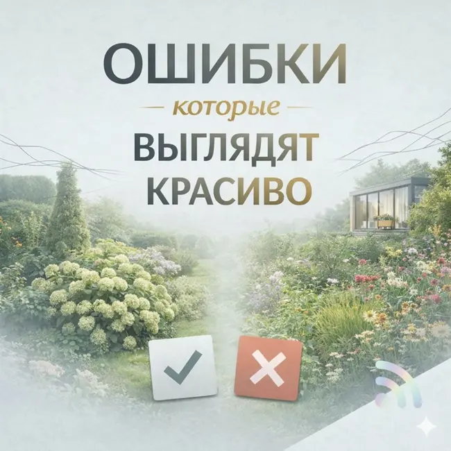 Ошибки в саду, которые выглядят красиво