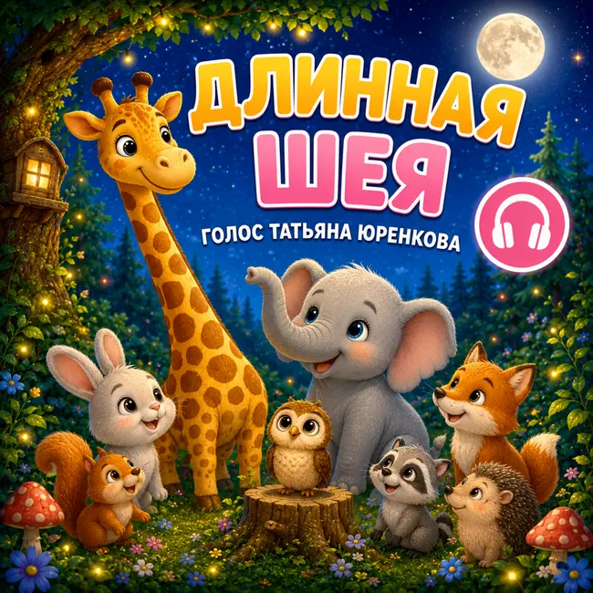 Длинная шея - сказка на ночь. Елена Ульева. Татьяна Юренкова