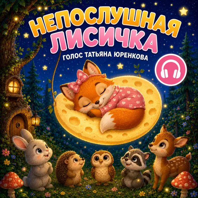 Непослушная лисичка - сказка на ночь. Елена Ульева. Татьяна Юренкова