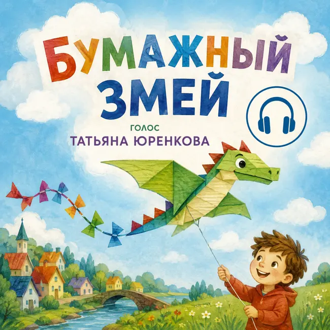 Бумажный змей - сказка для детей. Евгений Пермяк. Татьяна Юренкова