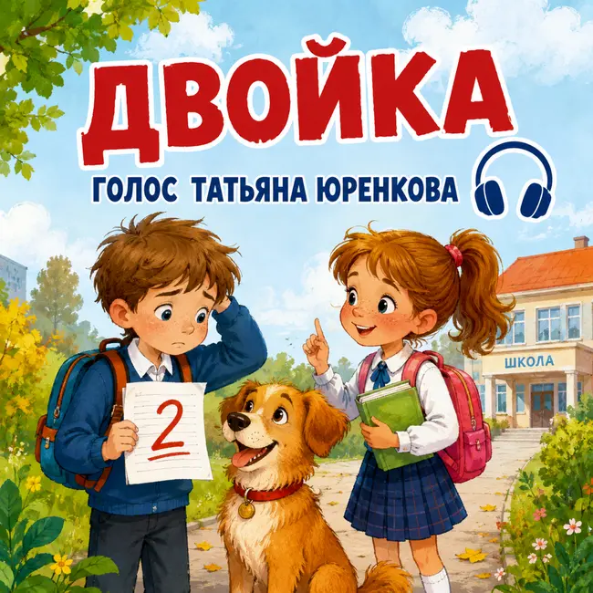Двойка - аудио сказка. Евгений Пермяк. Татьяна Юренкова