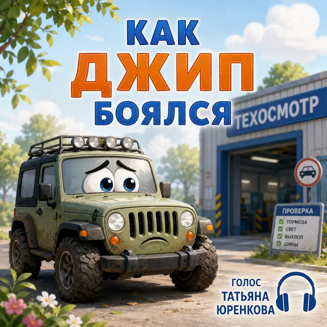 Как Джип боялся - сказка для детей. Лида Данилова. Татьяна Юренкова