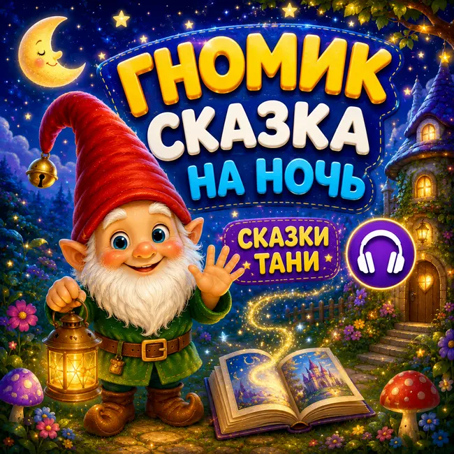 Гномик - сказка на ночь. Вера Спиранская. Татьяна Юренкова